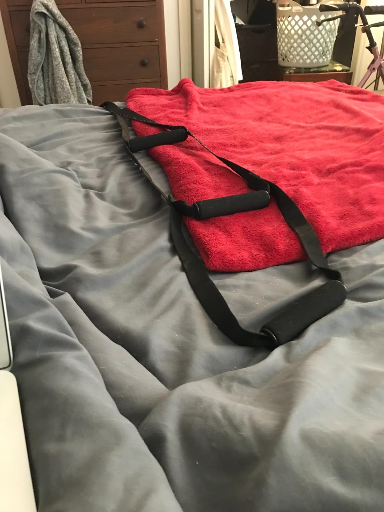 Vive Bed Ladder Assist - Pull Up Assist Device with Handle Strap - Rope customer photo 2