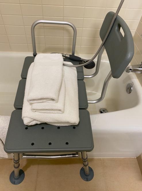 YOO.MEE ADA Handheld Shower, Fits Elderly and People Disabled in Action customer photo 2