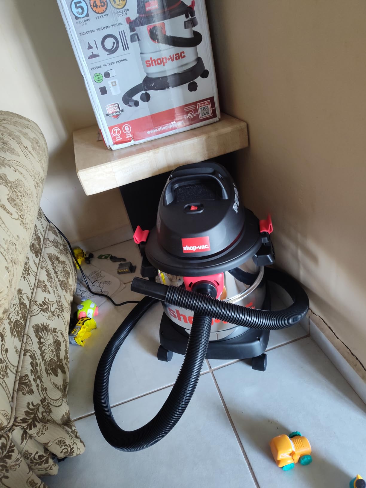 Shop-Vac 5989305 5 Gallon 4.5 Peak HP Wet/Dry Vacuum with Blower Function customer photo 1