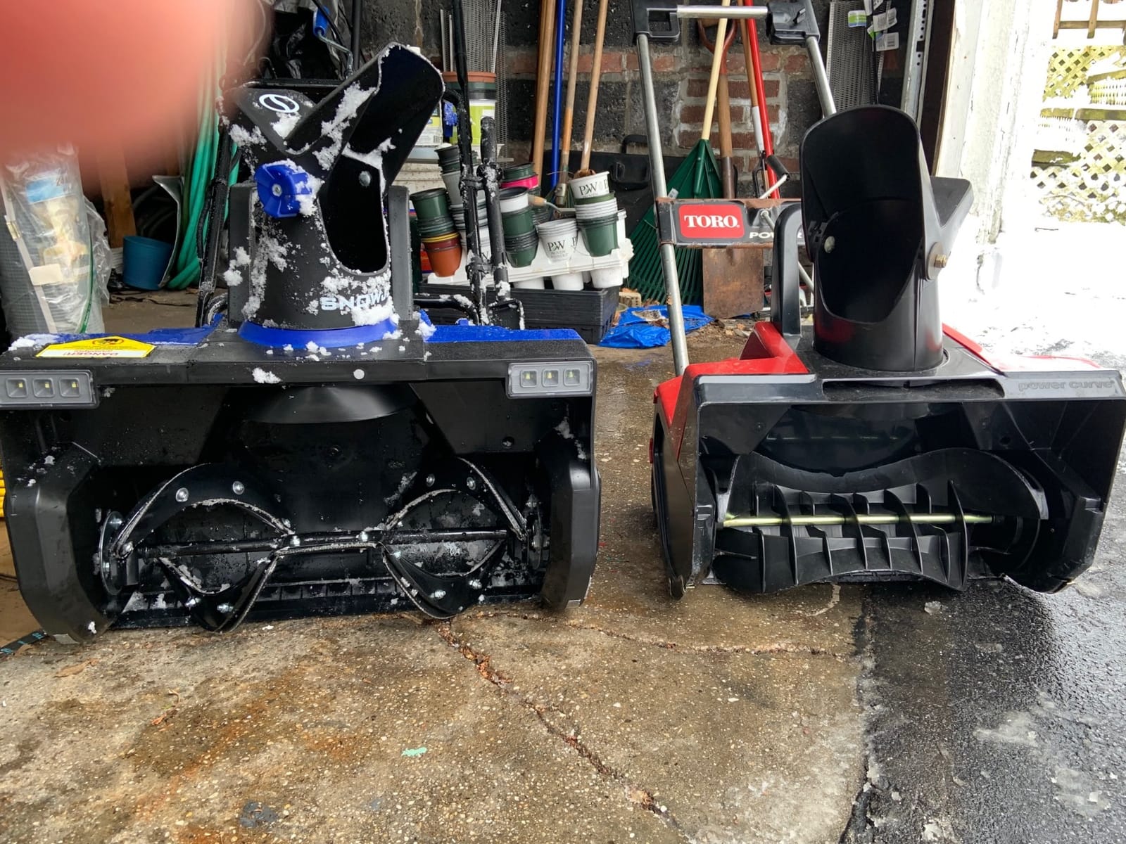 Snow Joe Corded Electric Snow Blower, 22 Clearing Path, Dual LEDs, SJ627E customer photo 1
