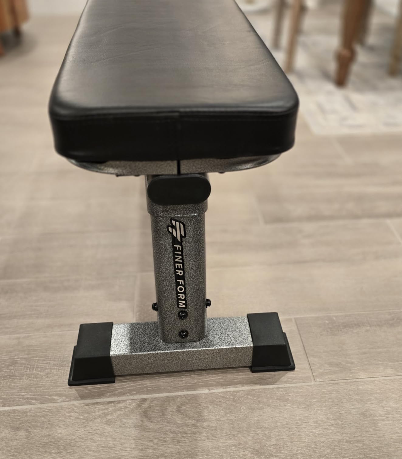 Finer Form Foldable Flat Weight Bench for Home Gym, 1,000 lb Capacity customer photo 2