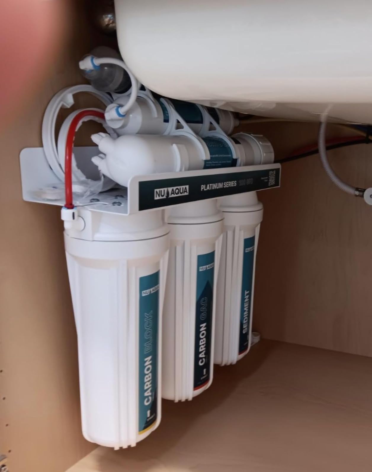NU Aqua 6-Stage Alkaline Undersink Reverse Osmosis System with Booster Pump customer photo 2