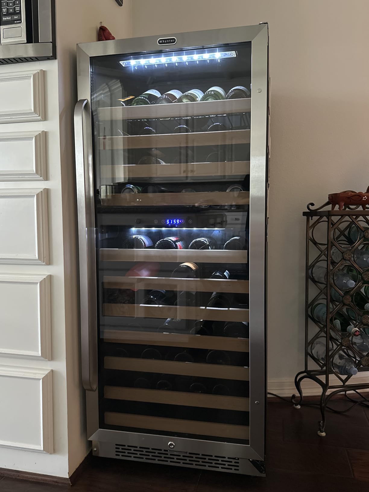 Whynter Wine Refrigerator, 92 Bottle, Large Capacity, Dual Zone, BWR-0922DZ customer photo 2