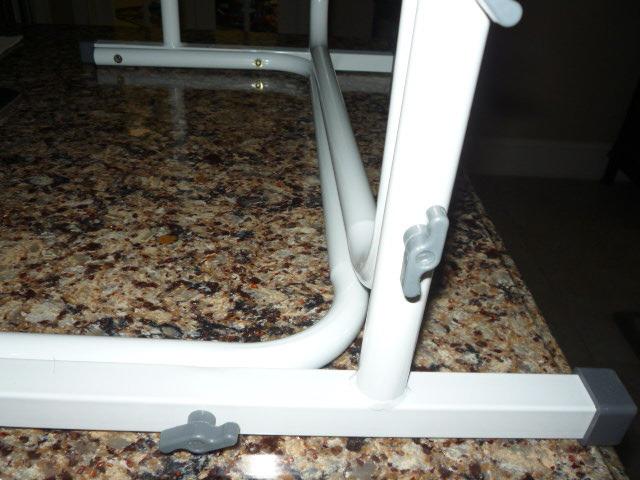 FSA/HSA Eligible, Vaunn Medical Bathroom Patented Height Adjustable Height Toilet Rail Grab Bar and Commode Safety Frame Handle (Adjust 24-30”H) customer photo 1