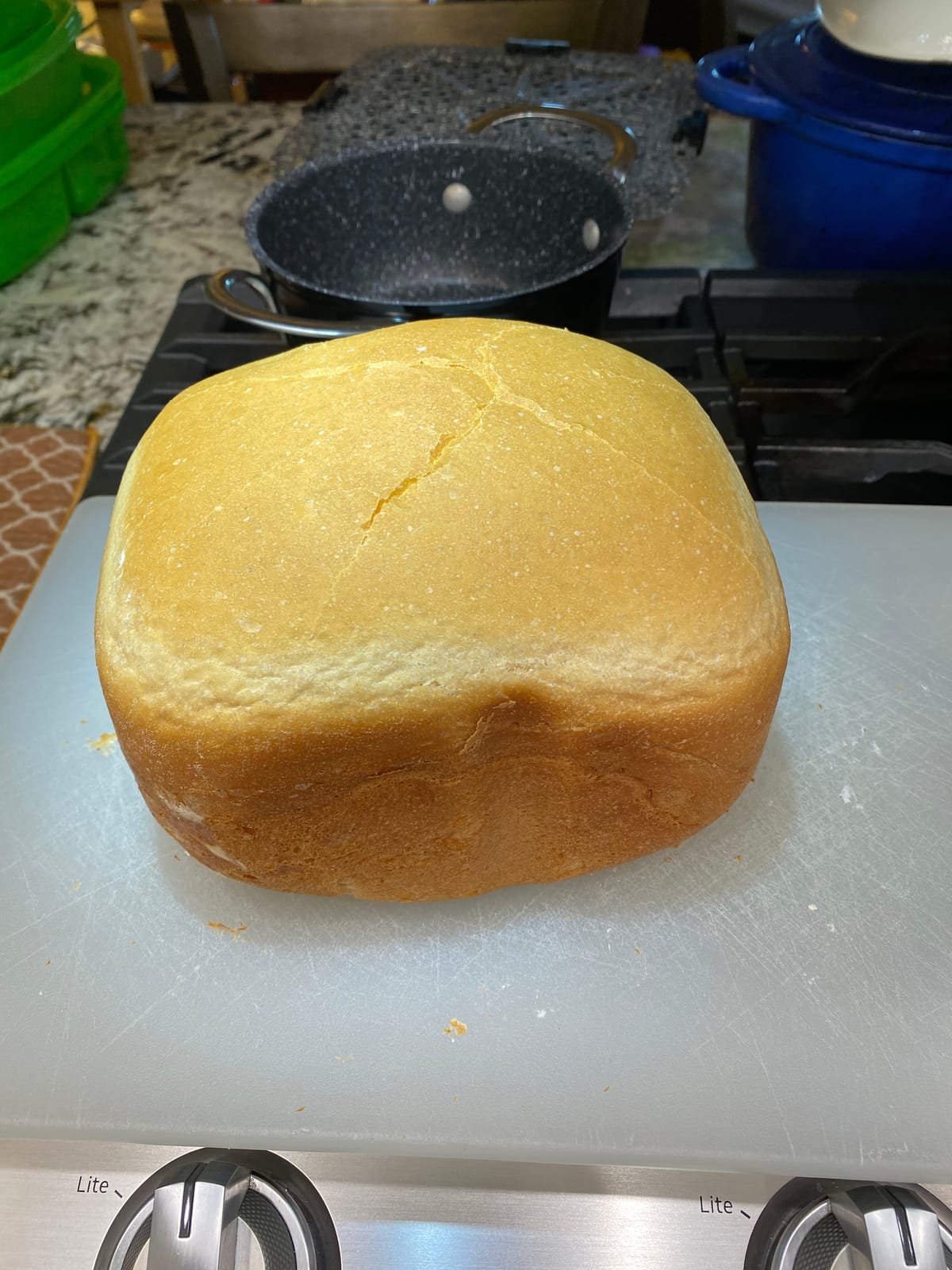 KBS Pro 710W 2.2LB Bread Maker, Stainless Steel 17-in-1 Smart Bread Machine with Healthy Ceramic Pan, Automatic Nut Dispenser, Tempered Glass Touch Panel, 3 Crust Colors, 15H Timer &Keep-Warm, Recipes customer photo 1