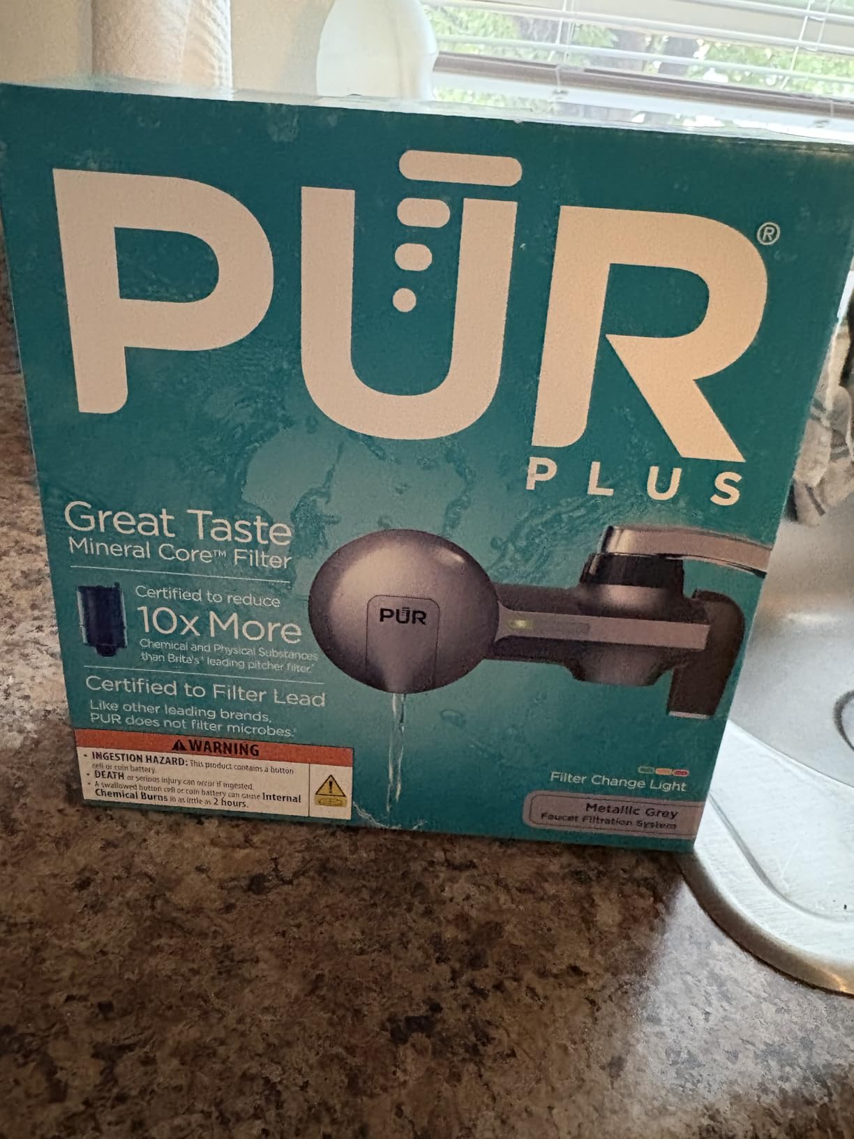 PUR Plus Horizontal Faucet Mount Filtration System with Lead Reduction customer photo 2