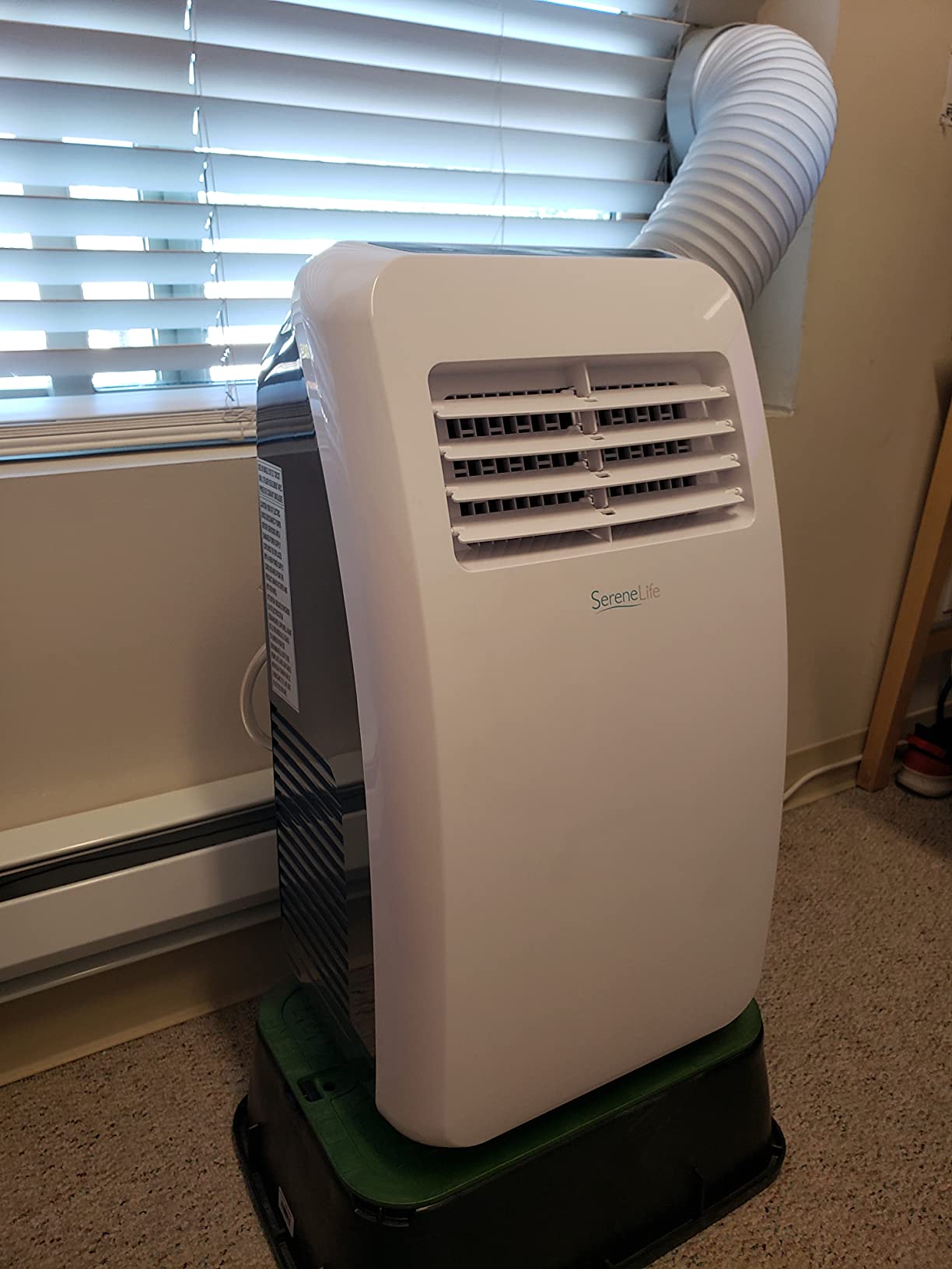 SereneLife Portable Air Conditioner, With Dual Motor, Dehumidifier & Fan | 8,000 BTU AC With Temperature Ranges 64°F–90°F | Fast Powerful Cooling | 3 Fan Speeds, Remote Control, & Window Exhaust Kit customer photo 2