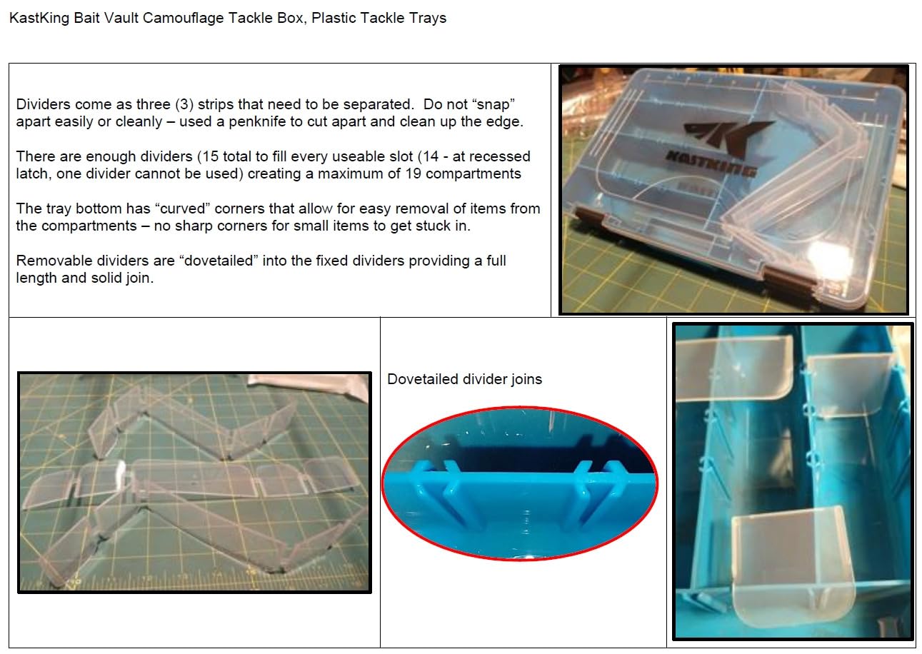 KastKing Utility Tackle Boxes, 3600 and 3700 Fishing Tackle Trays customer photo 1