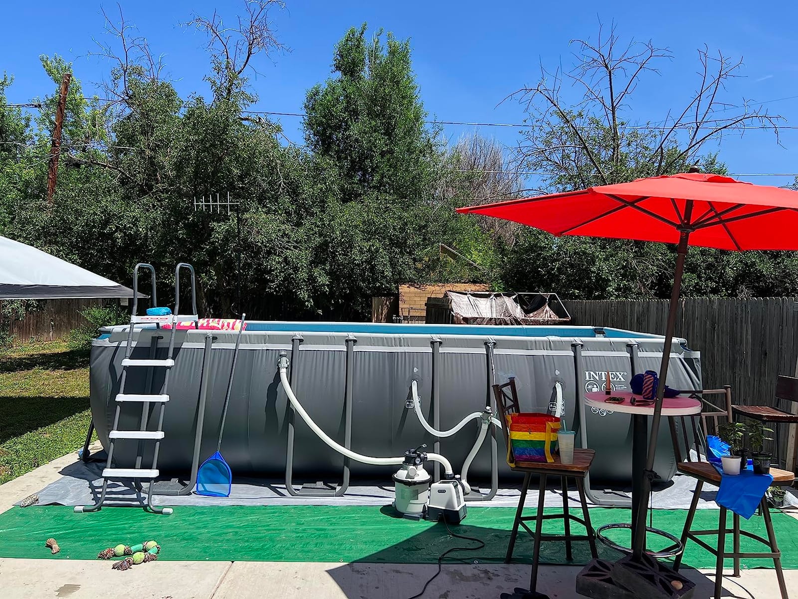 INTEX Ultra XTR 24ft x 12ft 52 in Above Ground Swimming Pool Set w/Pump customer photo 2
