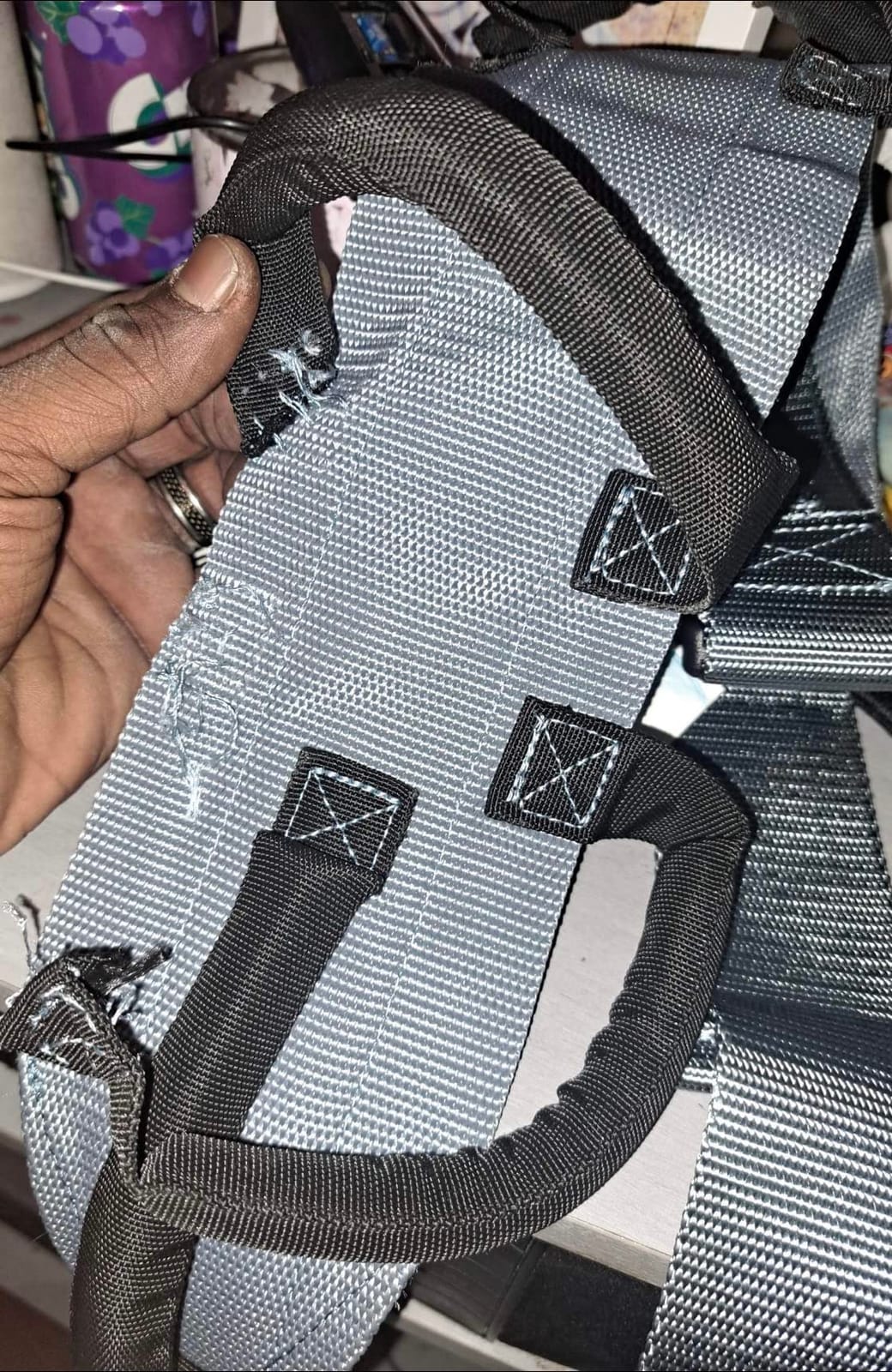 Patient Aid Gait Belt w/Handles, Transfer & Lift Aid for Elderly & Therapy customer photo 1