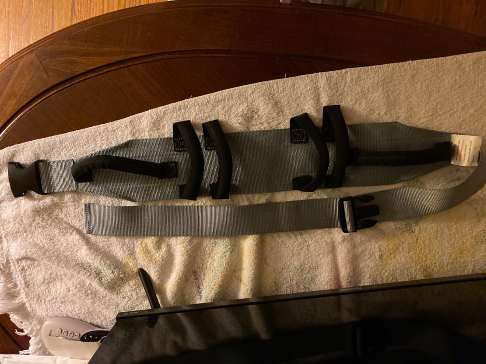 Patient Aid Gait Belt w/Handles, Transfer & Lift Aid for Elderly & Therapy customer photo 2