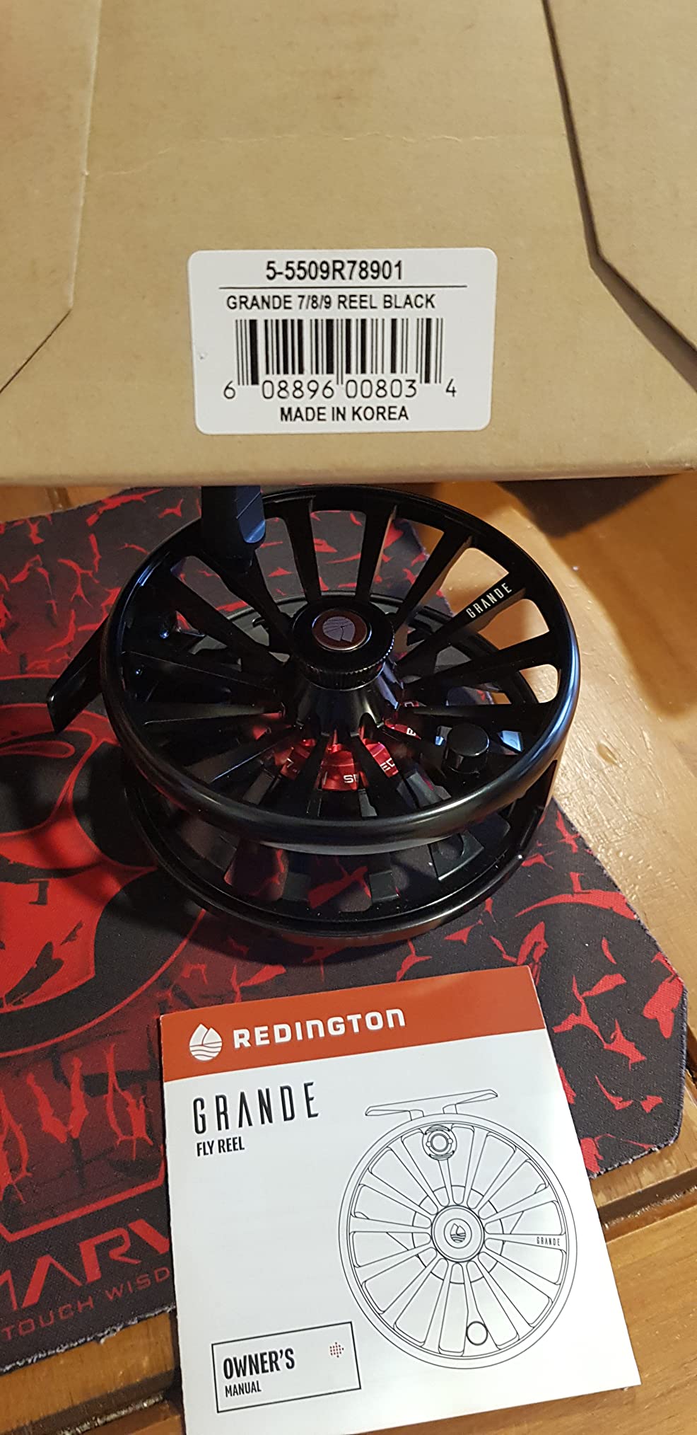Redington Grande Fly Fishing Reel, Heavyweight Big Game Fly Reels, Freshwater and Saltwater, Super-Torque Drag System, Champagne, 11/12/13 customer photo 1