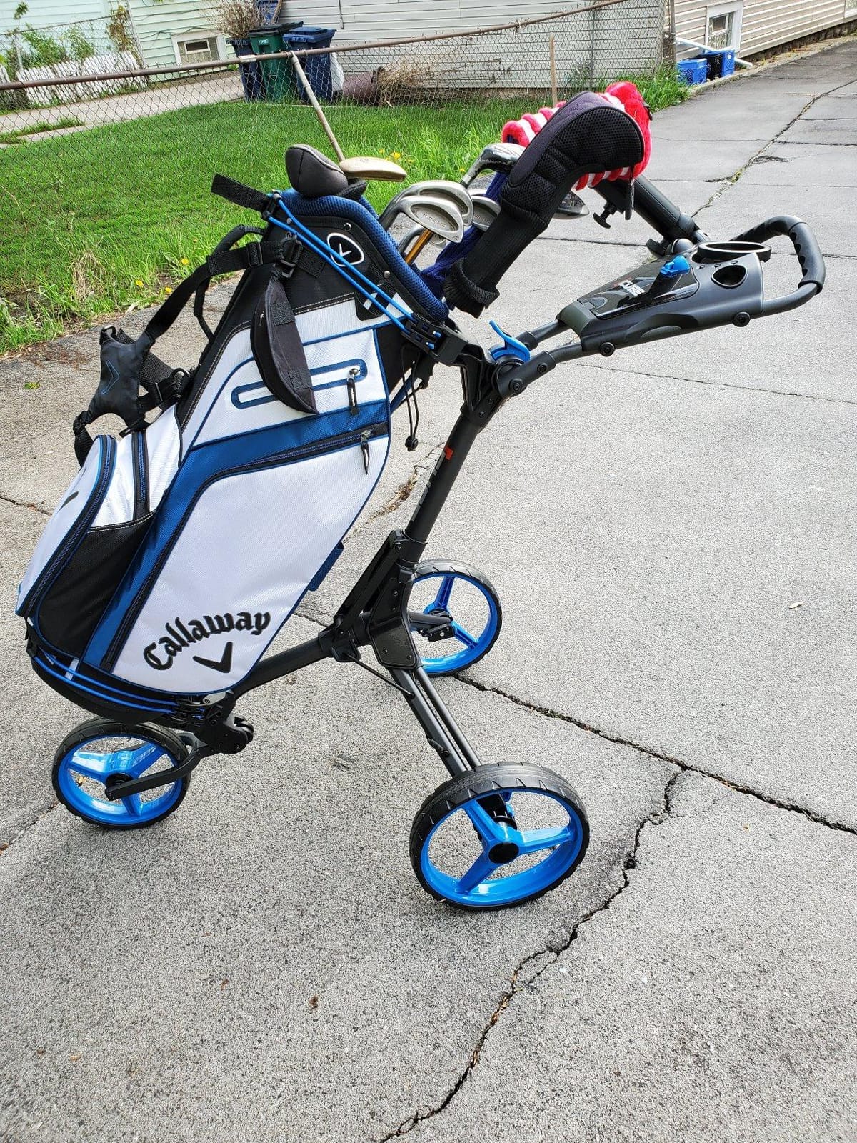 CUBE Cart - 3-Wheel Golf Push Cart customer photo 1