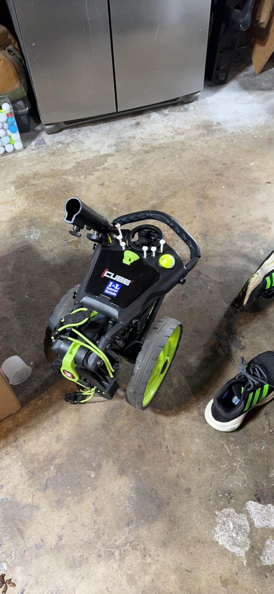 CUBE Cart - 3-Wheel Golf Push Cart customer photo 2