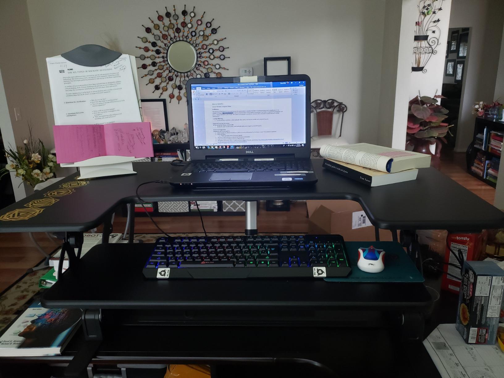 VIVO Black 36 in Electric Desk Converter, DESK-V000VE customer photo 1