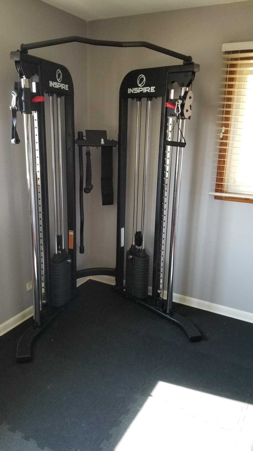 Inspire Fitness FTX Functional Trainer - Compact at Home Workout Machine with Accessories - Space Saving Design - Home Gym Cable Machine and Two 165 lb Weight Stacks customer photo 1