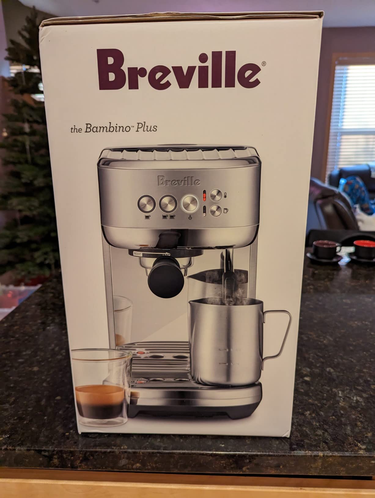 Breville BES500BSS Bambino Plus Espresso Machine, Brushed Stainless Steel customer photo 1