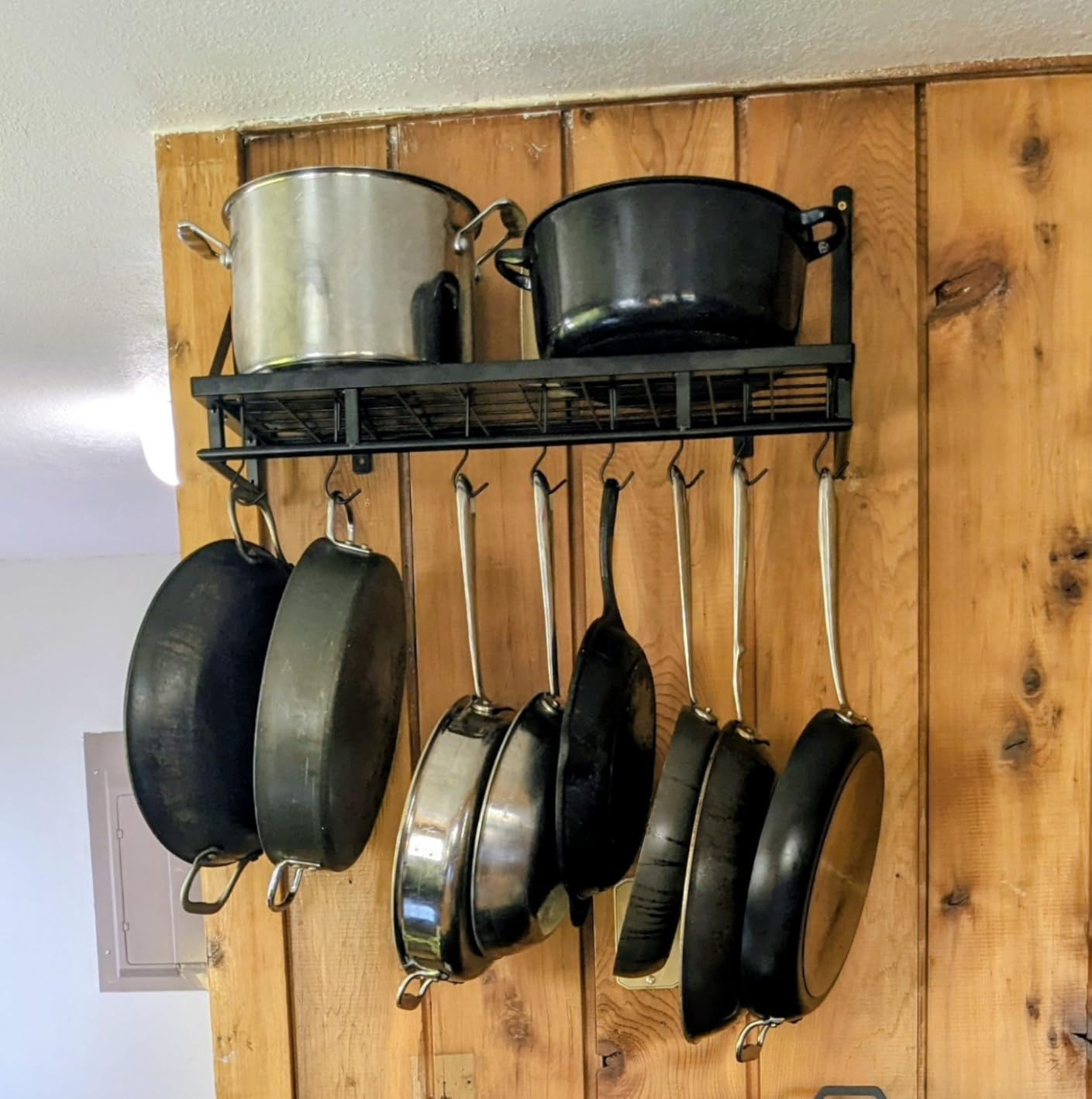 KES 30-Inch Kitchen Pan Pot Rack Wall Mounted, Hanging Storage Organizer customer photo 2