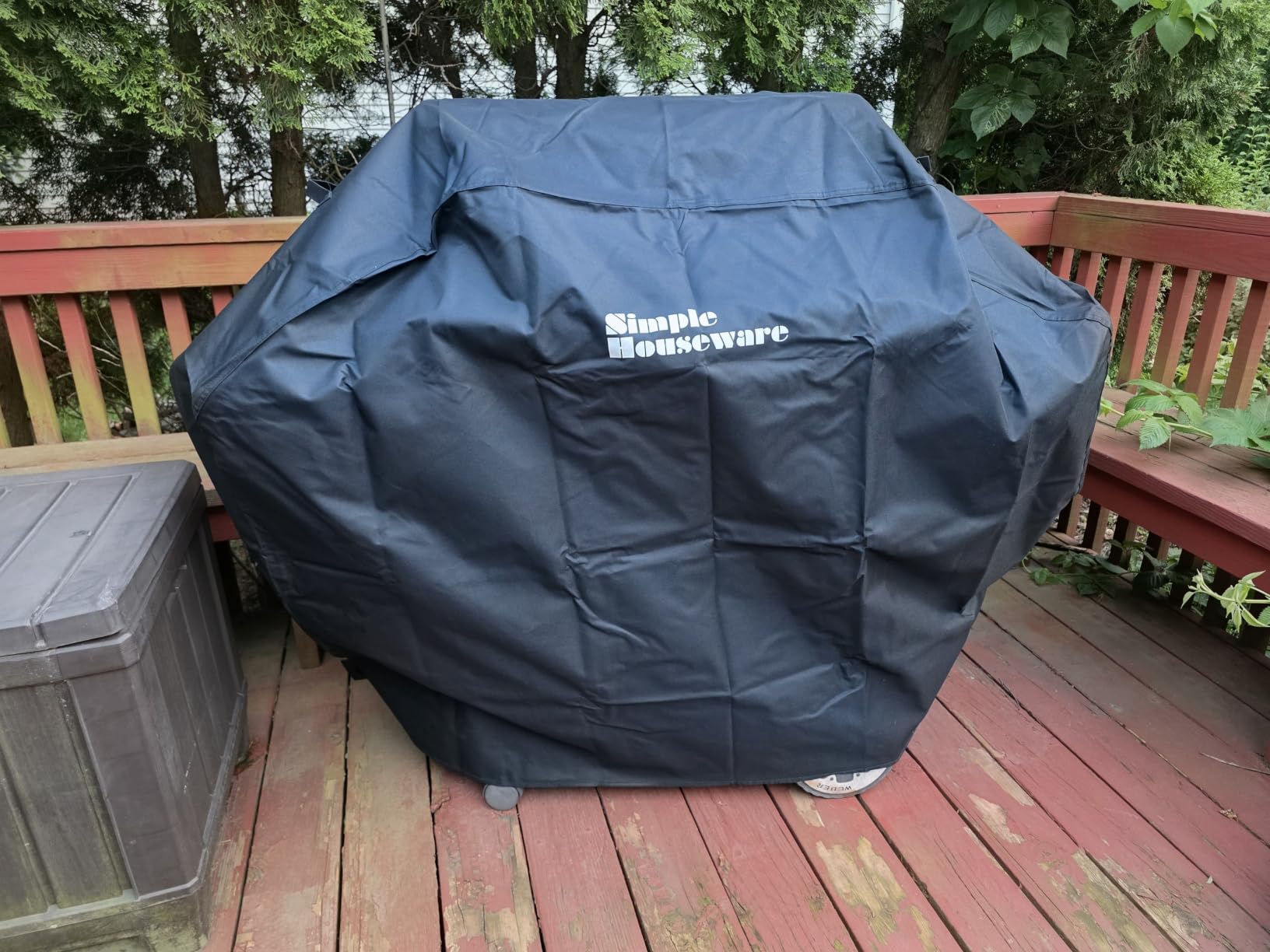 Simple Houseware 55 in. Heavy-Duty BBQ Gas Grill Cover, Waterproof customer photo 2
