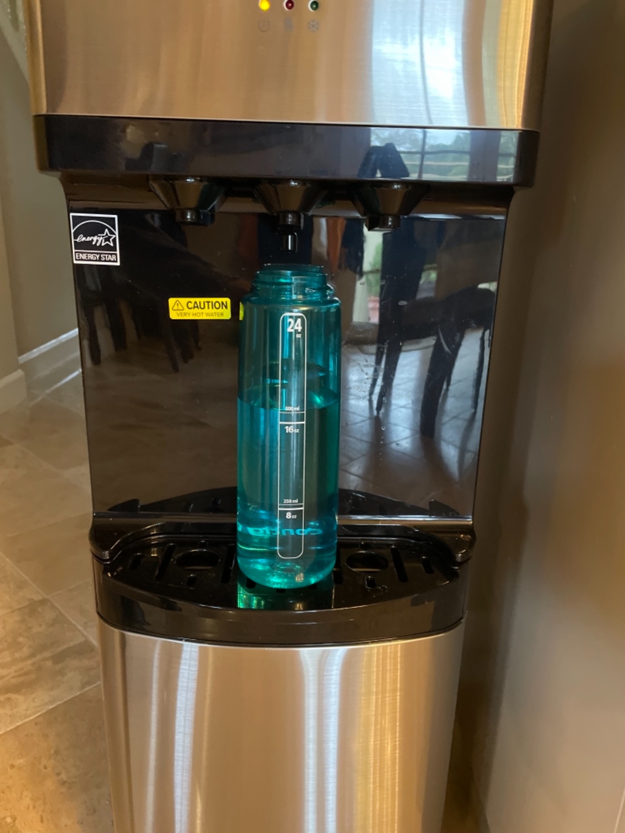 Brio Limited Edition Top Loading Water Cooler Dispenser - Hot & Cold Water, Child Safety Lock, Holds 3 or 5 Gallon Bottles - UL/Energy Star Approved customer photo 1