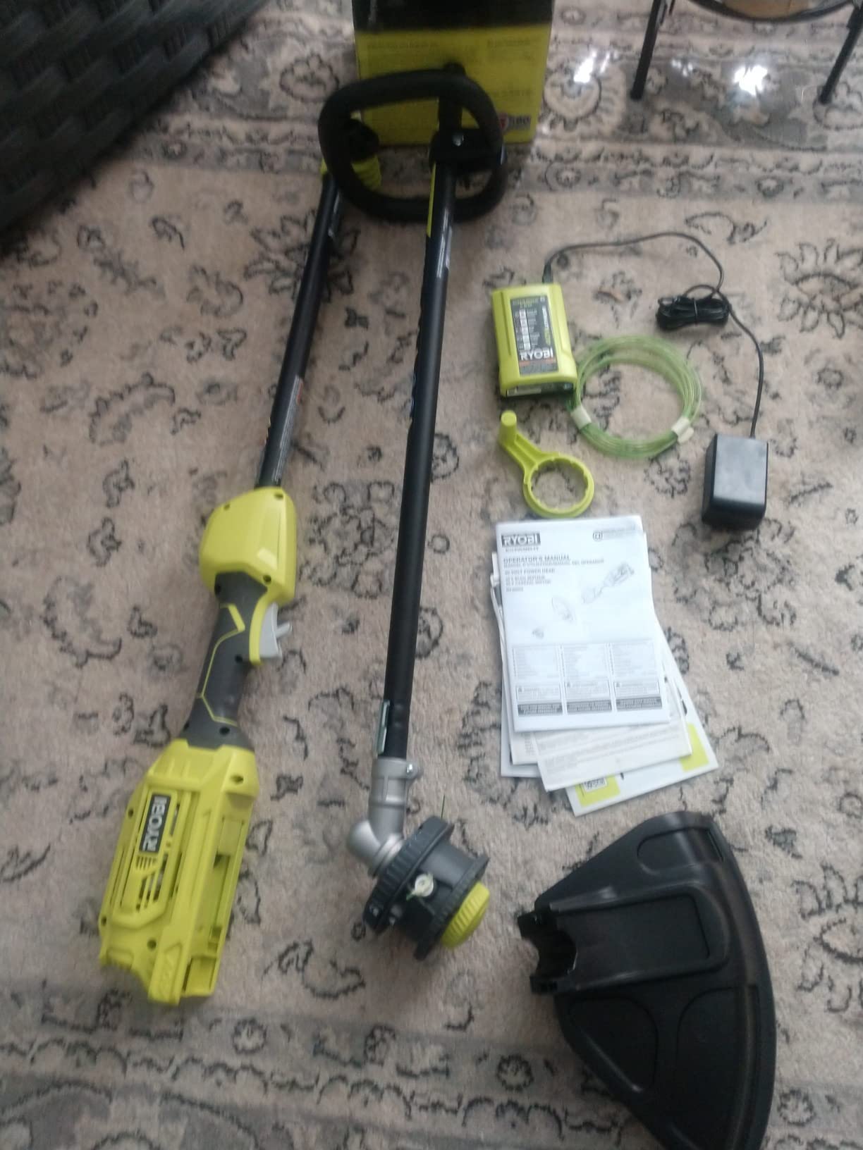 RYOBI 40-Volt Lithium-Ion Cordless Attachment Capable String Trimmer, 4.0 Ah Battery and Charger Inc customer photo 1