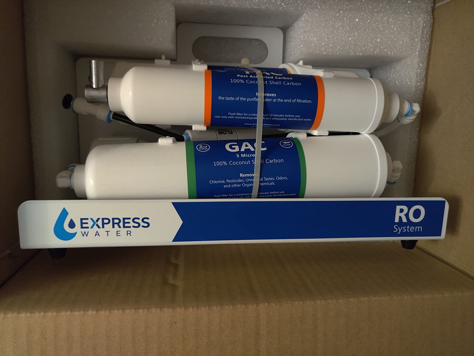 Express Water Countertop Reverse Osmosis Water Filtration System, White customer photo 2