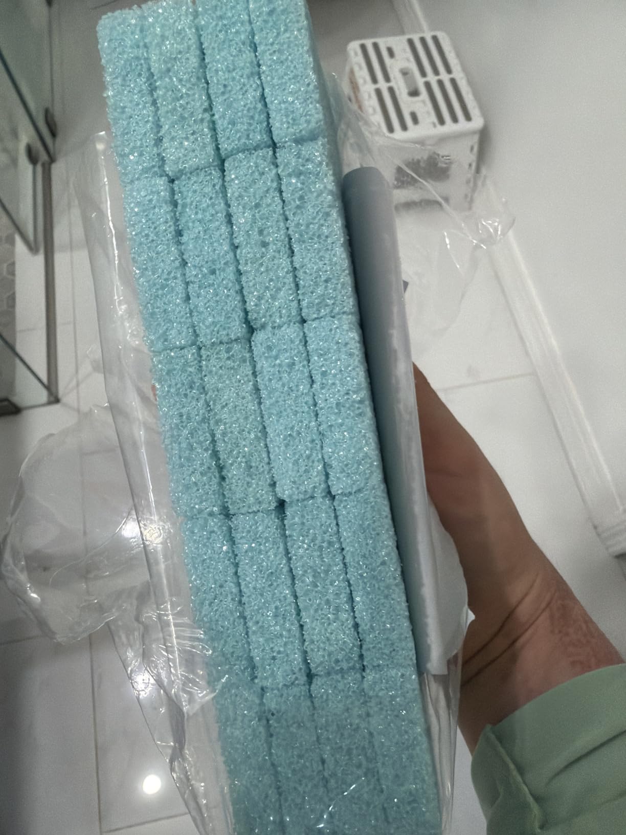 Maryton Foot Pumice Stone for Feet Hard Skin Callus Remover and Scrubber (Pack of 4) (Blue) customer photo 1