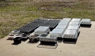 Gardzen 5-Set Seed Starter Tray Kits, Durable Plant Germination Trays with Humidity Vented Domes and Bases, Ideal for Seed Starting, Indoor Gardening, and Greenhouse (Total 200 Cells) customer photo 2
