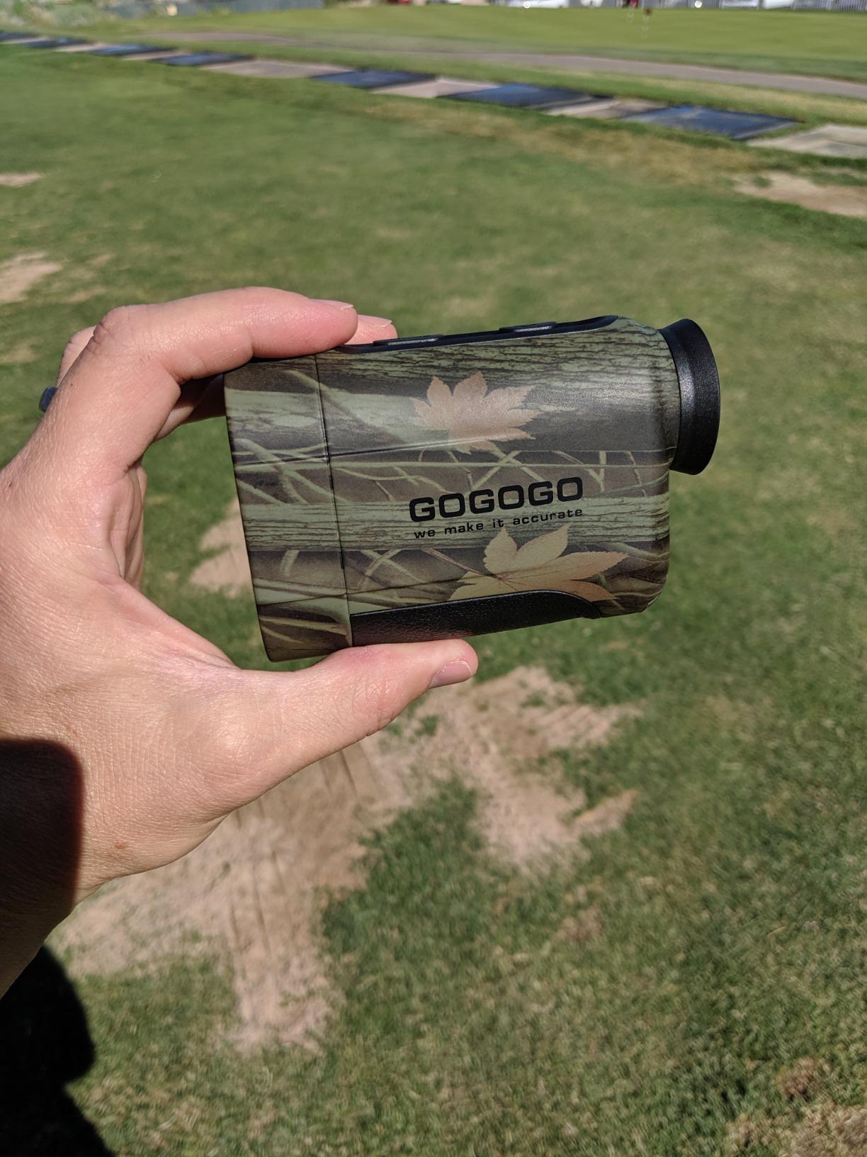 Gogogo Sport Vpro GS06 Hunting Rangefinder, Laser Range Finder 1200 Yards customer photo 1