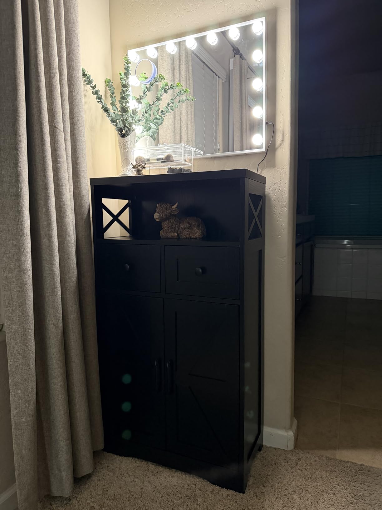 FENCHILIN Vanity Mirror with Lights, Hollywood Makeup Mirror customer photo 2