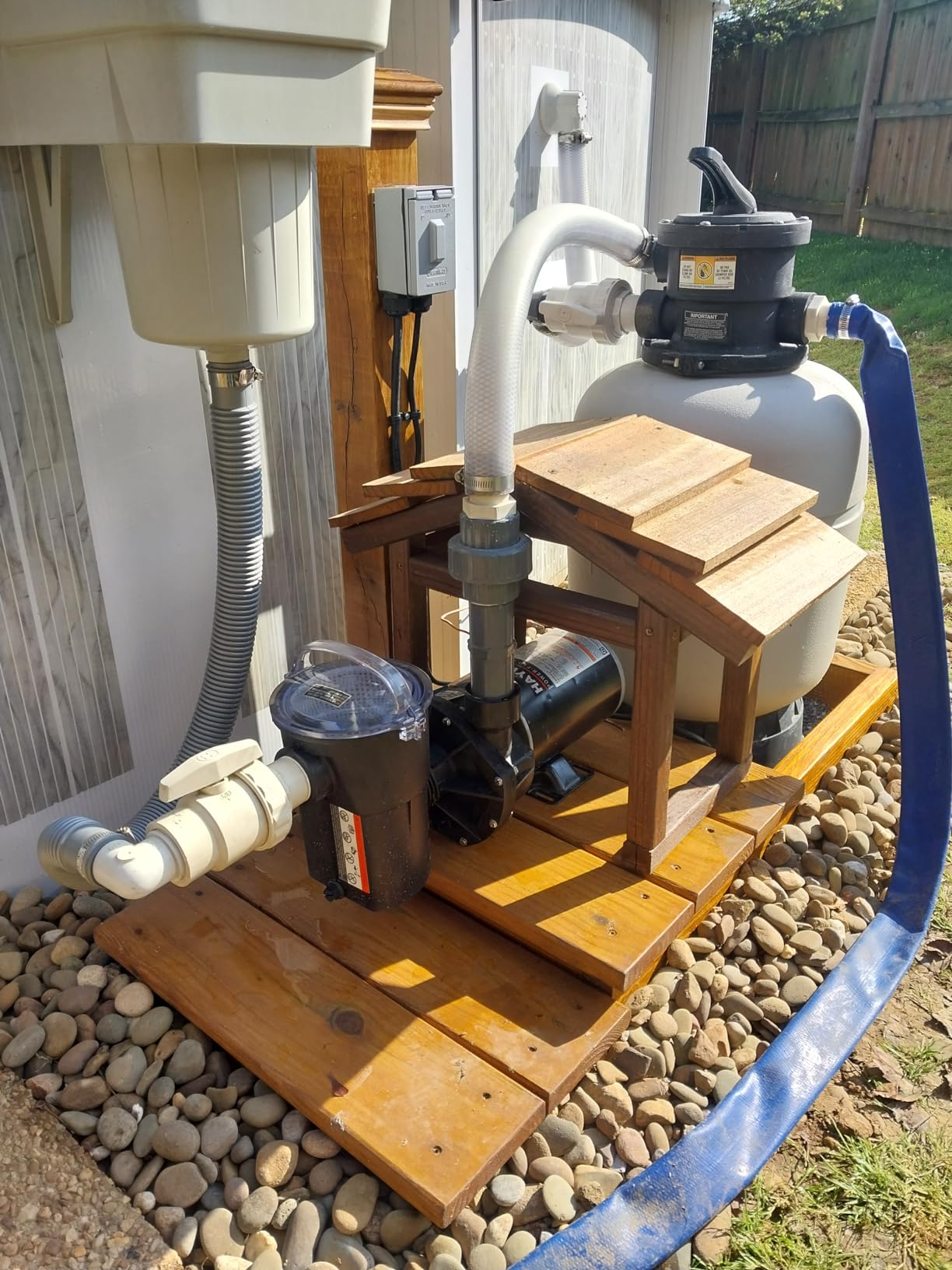 Hayward PowerFlo LX Above Ground Pool Pump, Single Speed Pump - 1.1 HP customer photo 1