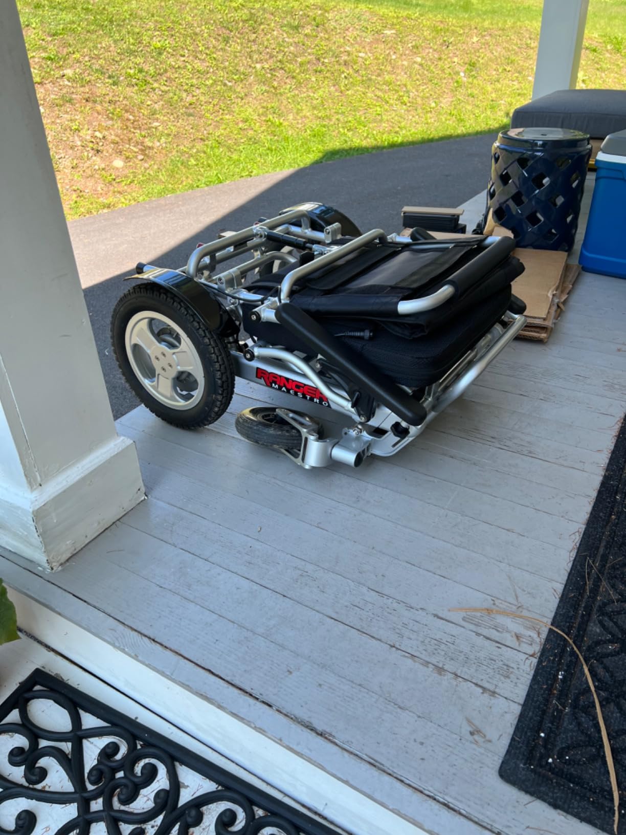 Porto Mobility Ranger Maestro Reclining Lightweight High-End Folding Electric Wheelchair, Weatherproof, Dual Batteries, Dual Posi-Traction Motors, All Terrain Power Wheelchair customer photo 2