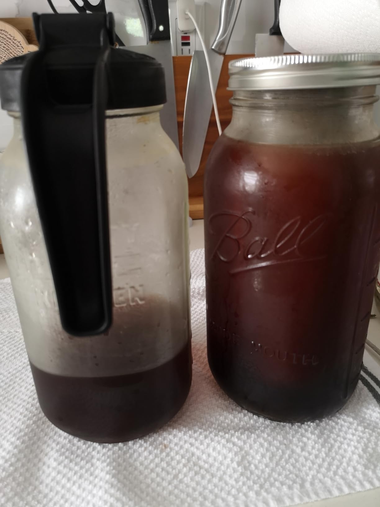County Line Kitchen 64oz Cold Brew Coffee Maker with Leak Proof Lid - Gray customer photo 2