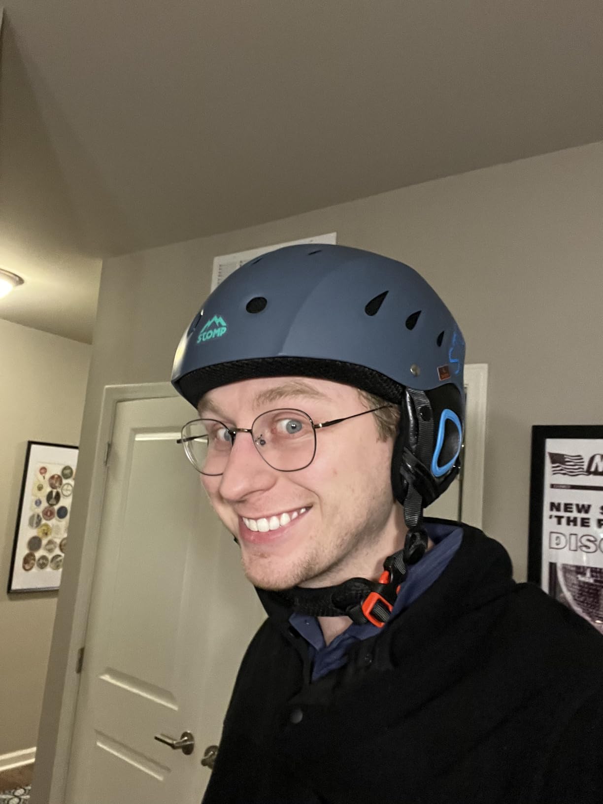 STOMP Ski & Snowboarding Snow Sports Helmet with Build-in Pocket in Ear Pads for Wireless Drop-in Headphone customer photo 1