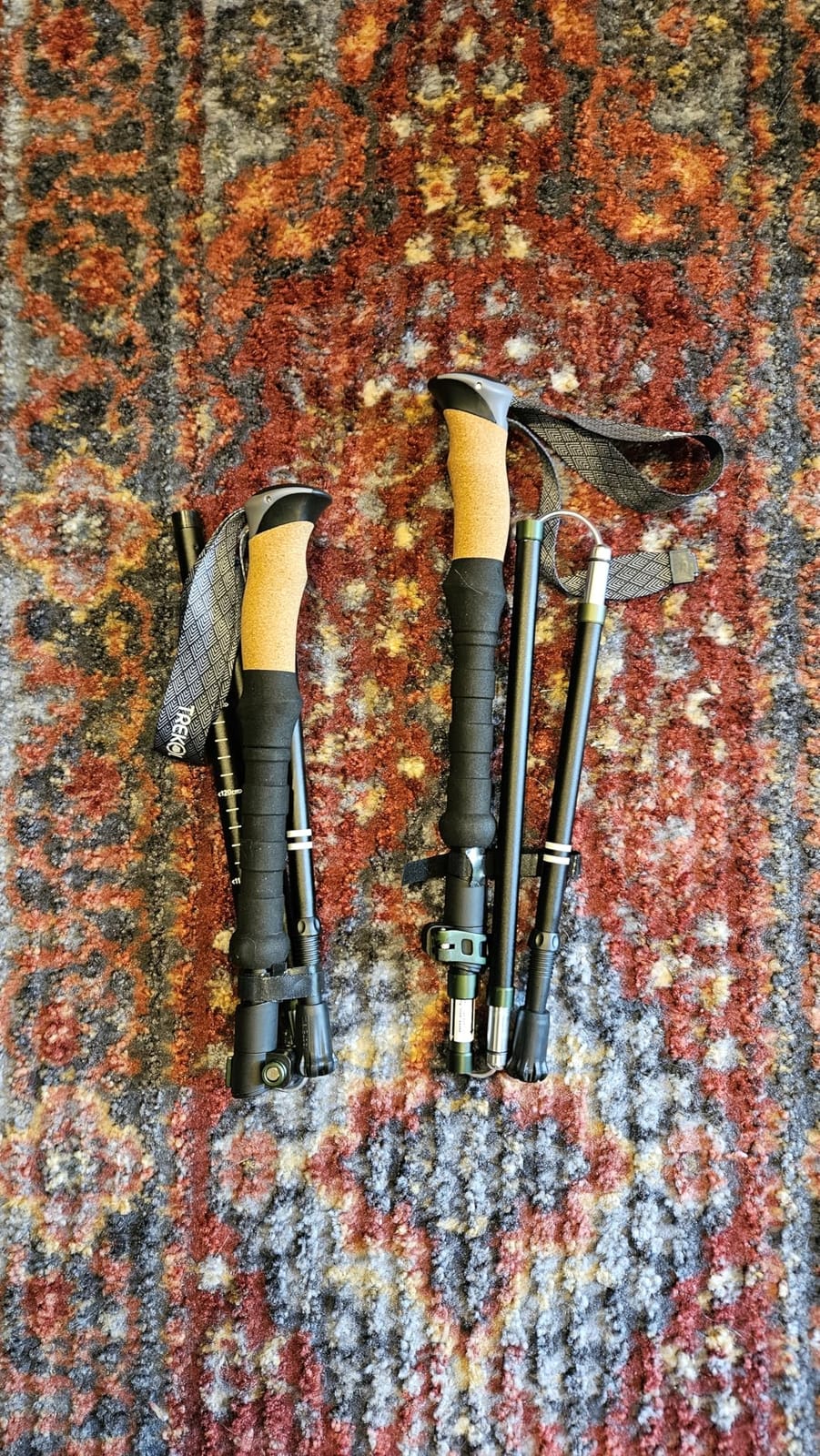 Trekology Trek-Z Cork Grip Collapsible Lightweight Hiking Trekking Poles customer photo 1