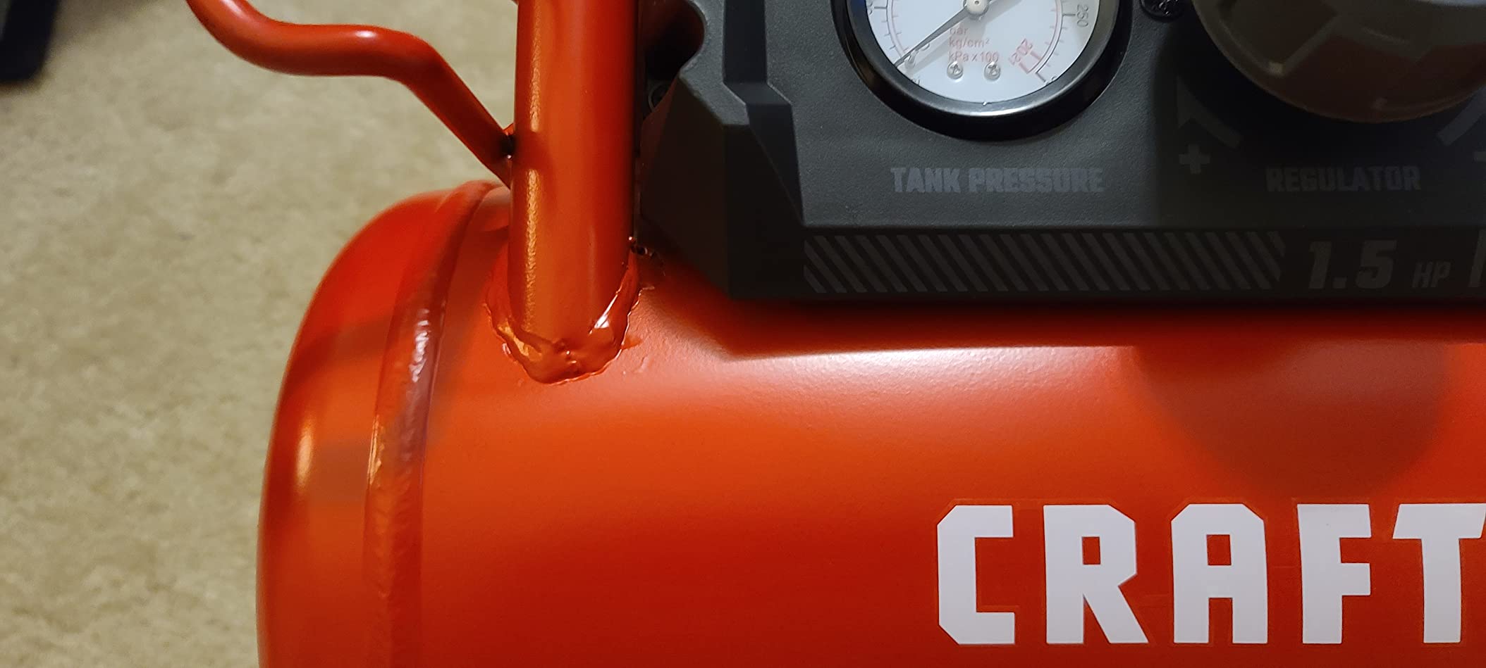 Craftsman 3 Gallon Hot Dog Air Compressor, Oil-Free 155 PSI customer photo 2