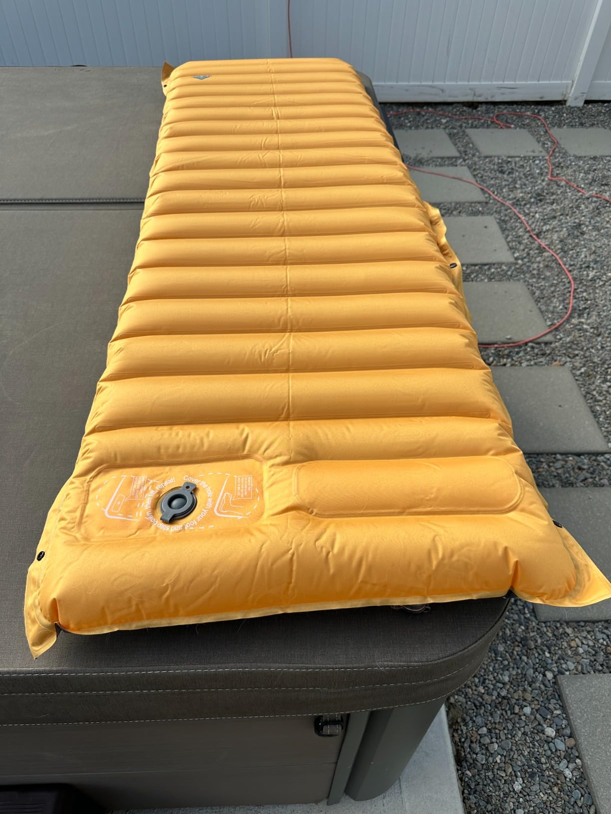 ZOOOBELIVES Inflatable Camping Sleeping Pad, 4-Inch Thick Full Air Support, No Bottoming Out for Side Sleepers, Camping & Backpacking Mattress with Built-in Foot Pump, Durable & Compact – Airlive2000 customer photo 2