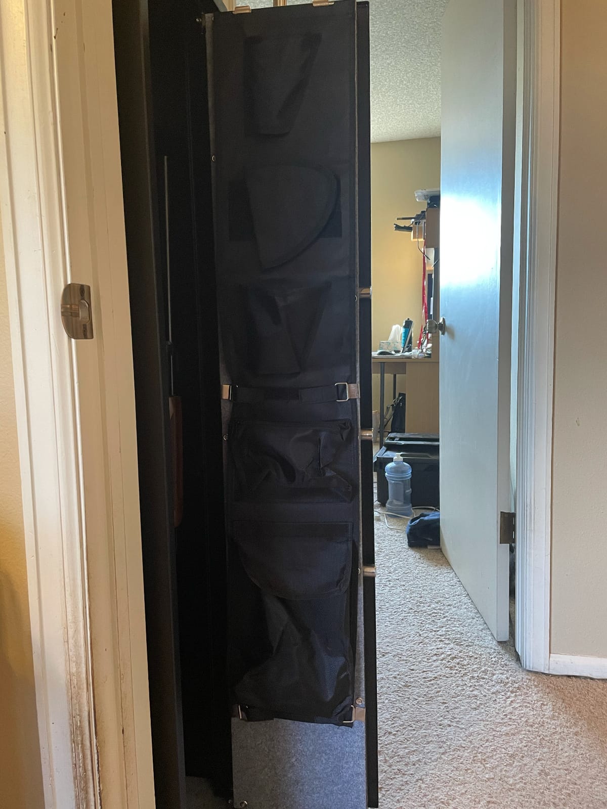Langger V Biometric Rifle Gun Safe,Quick Access 5-Gun Large Improved Fingerprint Shotgun Security Cabinet for Rifle Shotgun w/o Scopes with Pistol Lock Box,Removable Storage Shelf (New Biometric Safe) customer photo 2
