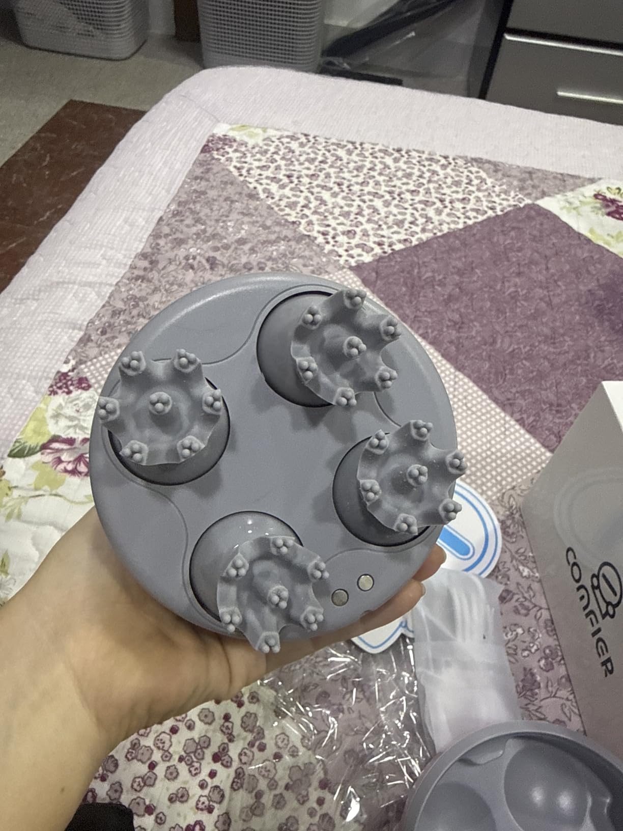 COMFIER Scalp Massager for Hair Growth, Electric Head Massager, Tangle-Free customer photo 2