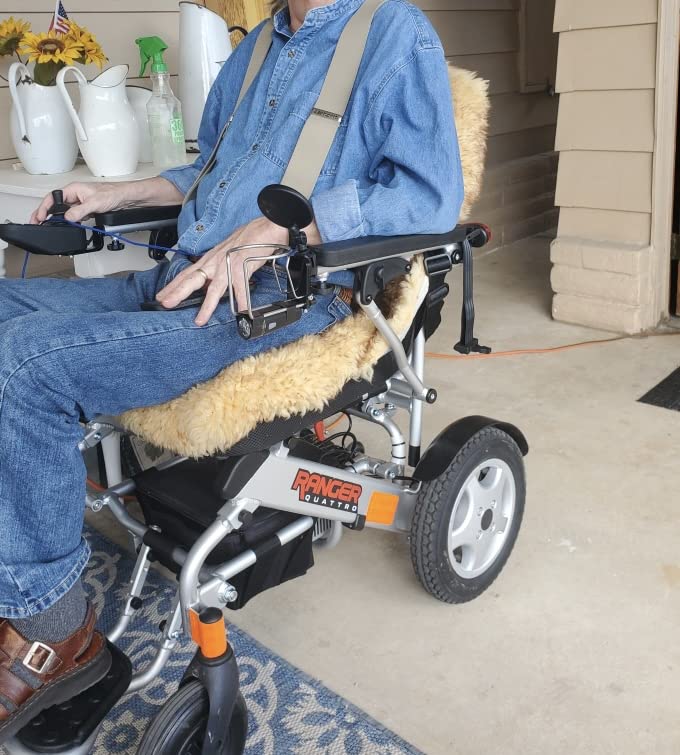 Porto Mobility Ranger Quattro Ultra 600W Motor Exclusive Lightweight Foldable Electric Wheelchair, Weatherproof, Stronger, Longer Range Super Horse Power, Dual Motor, All Terrain customer photo 2
