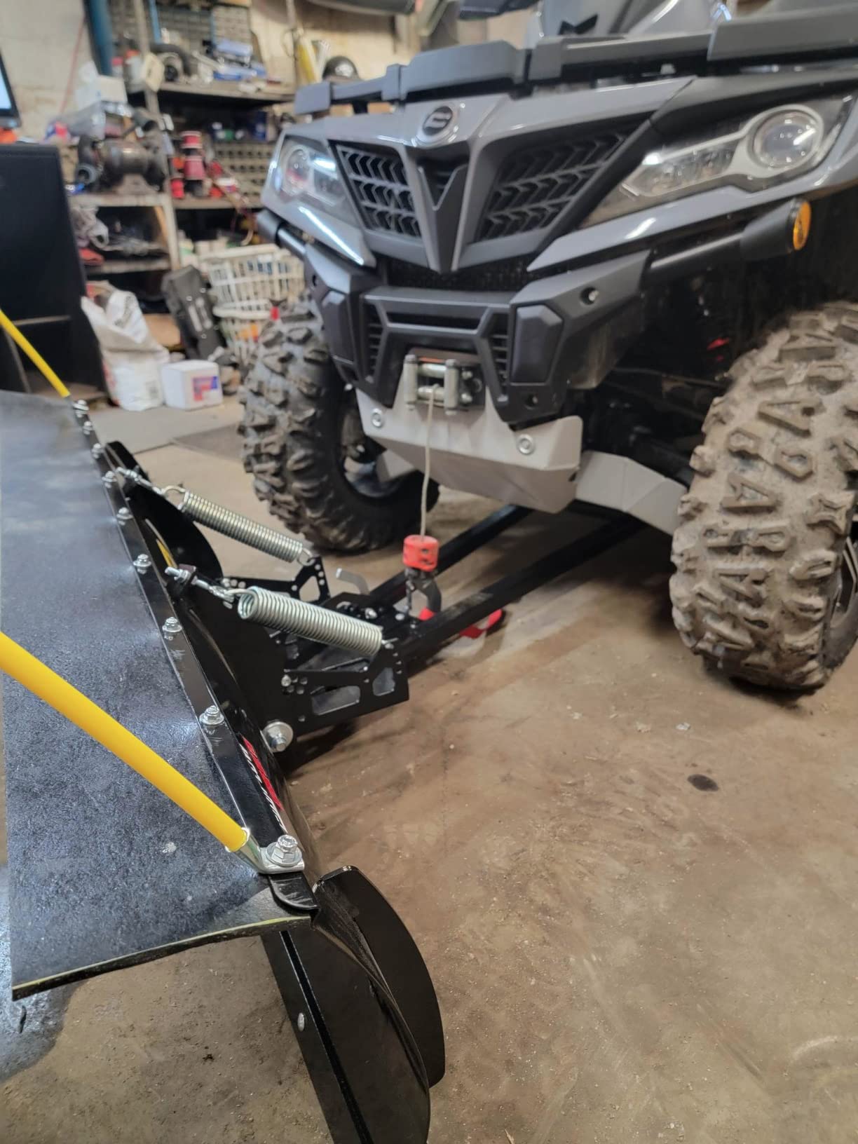 Extreme Max 5500.5112 Heavy-Duty UniPlow One-Box ATV Plow System with Can-Am Outlander Mount - 60