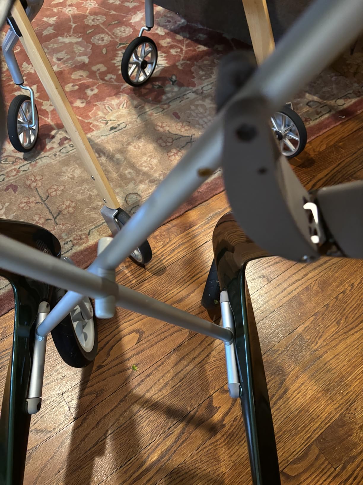 byACRE Carbon Ultralight Rollator - World's Lightest Carbon Rollator - Only 10.6 lbs/for Indoor and Outdoor Use/Foldable and Easy to Travel with (Strawberry Red, Wide Track) customer photo 1
