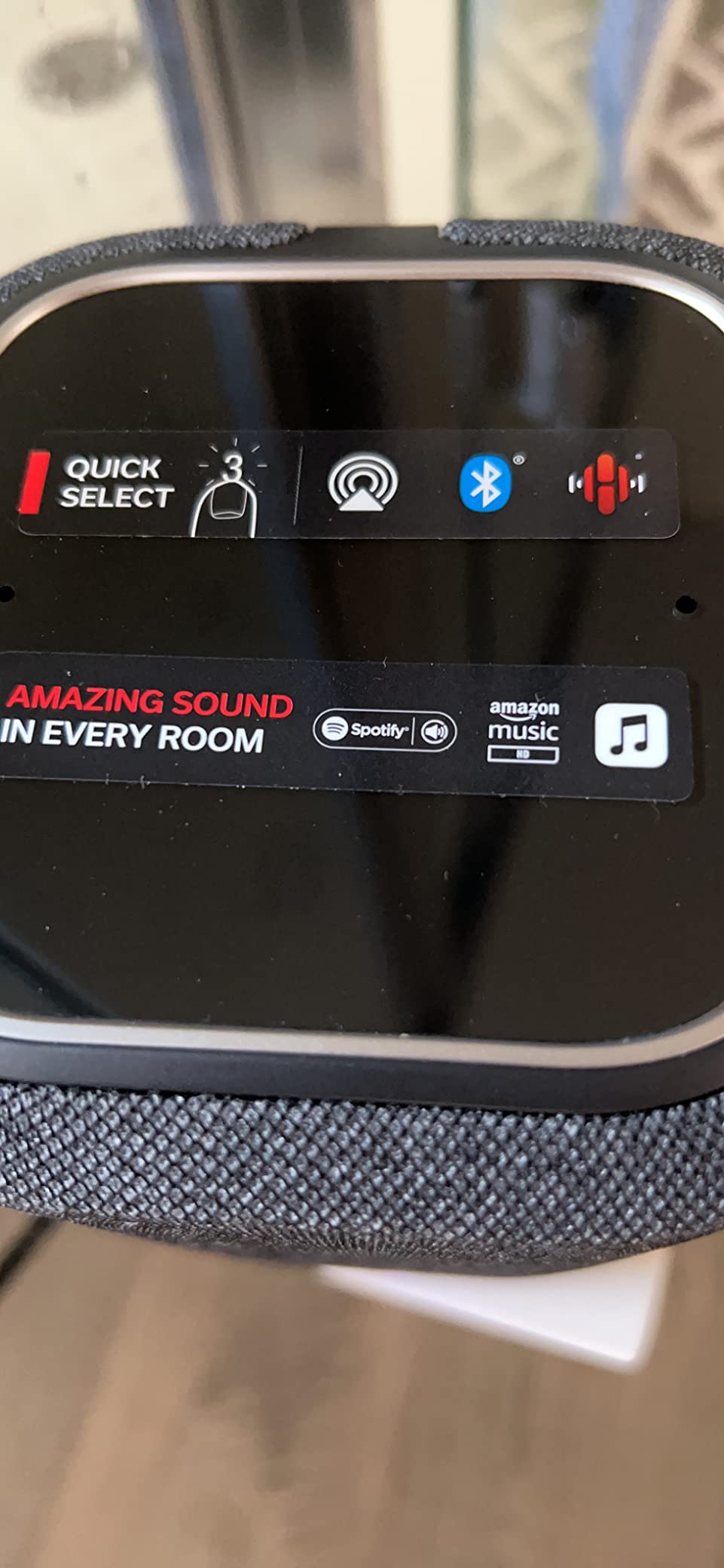 Denon Home 150 Wireless Smart Speaker – Compact Design, Wi-Fi & Bluetooth, HEOS Built-in, Alexa Built-in, Siri & AirPlay 2, Spotify Connect, Multi-Room Support, White customer photo 2