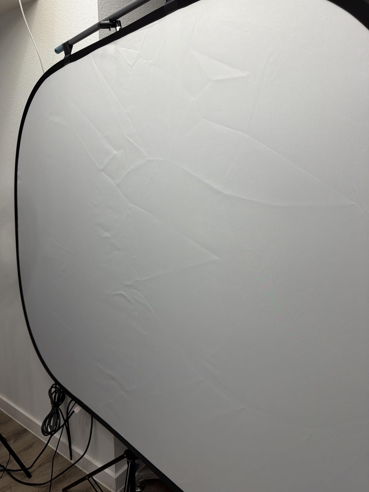 NEEWER 5x7ft/1.5x2m Chromakey Foldable Backdrop with Stand 8.5ft/2.6m customer photo 1