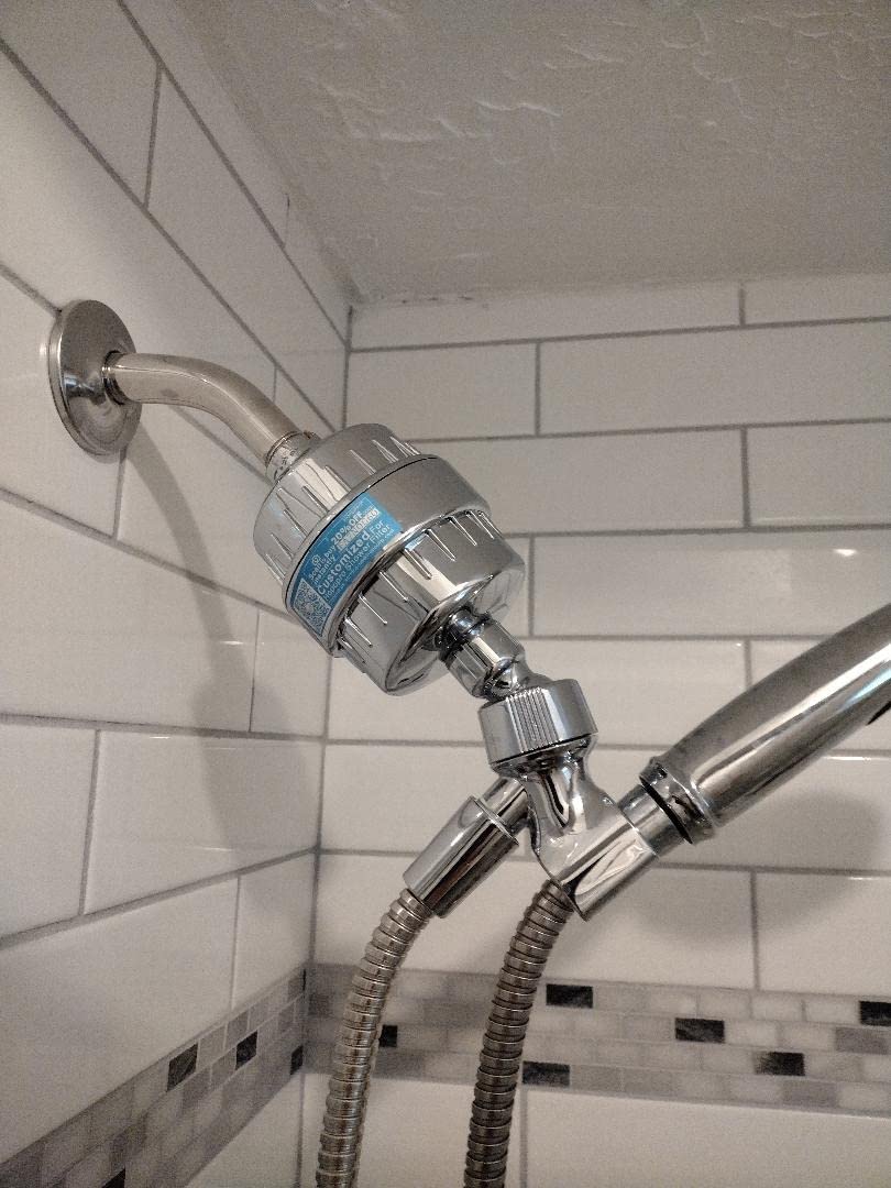 HOPOPRO 18-Stage Shower Head Filter, NBC News Recommended Brand, High Output Universal Shower Water Filter Hard Water Filter Water Softener Showerhead Filter Remove Chlorine for Better Skin & Hair customer photo 1