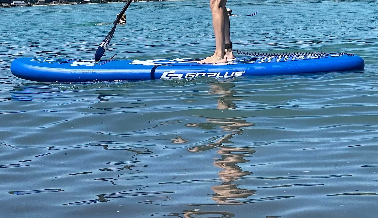 Goplus 9.8'/10'/11' Inflatable Stand Up Paddle Board, 6.5” Thick SUP with Premium Accessories and Carry Bag, Wide Stance, Bottom Fin for Paddling, Surf Control, Non-Slip Deck, for Youth and Adult customer photo 1