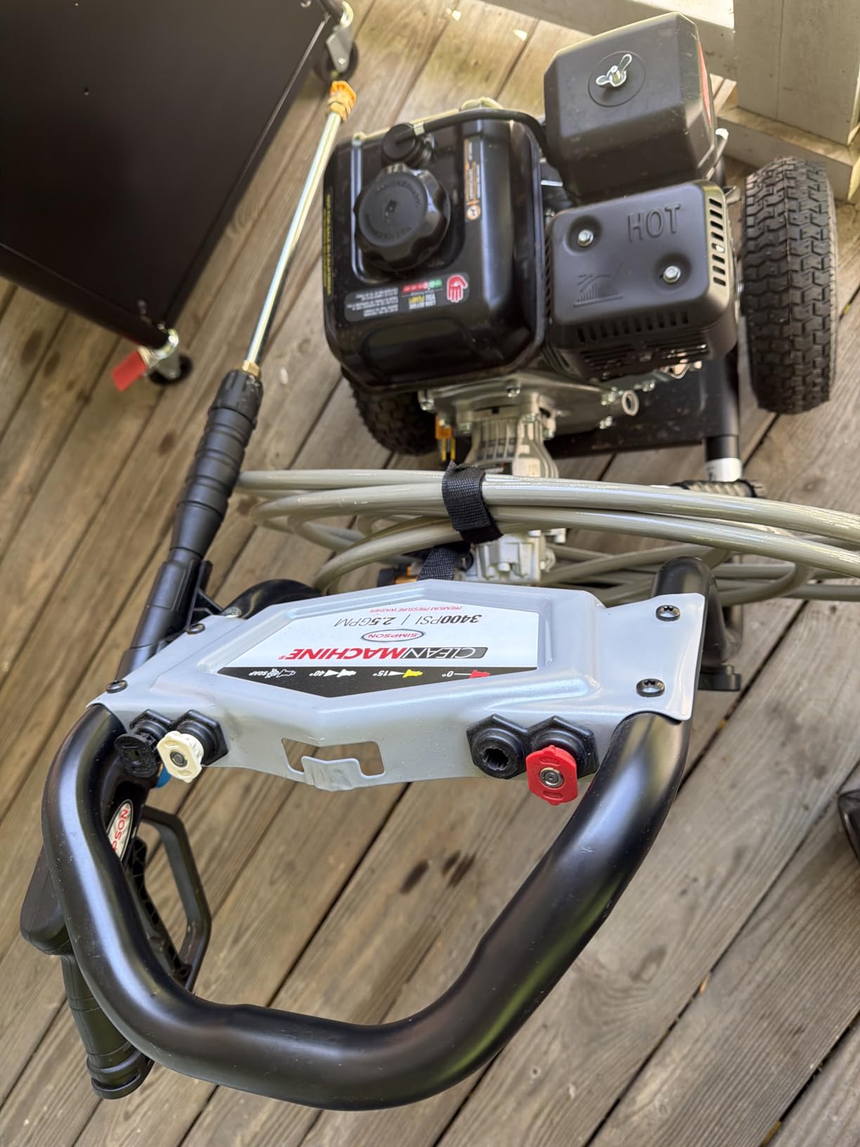 Simpson Clean Machine 3400 PSI Gas Pressure Washer, 2.5 GPM, CRX engine customer photo 1