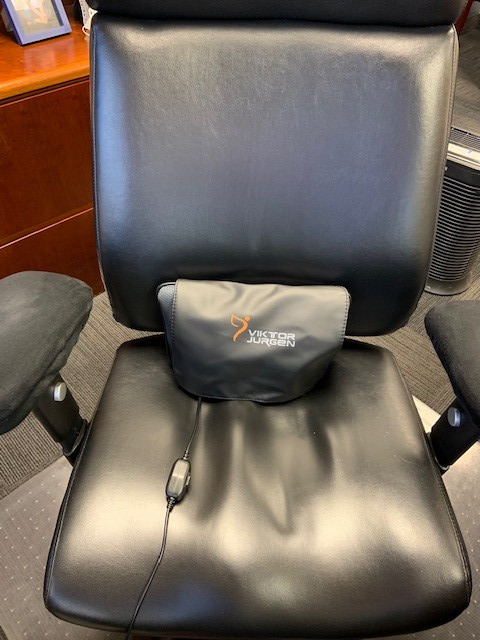 VIKTOR JURGEN Shiatsu Back Massager with Heat for Pain Relief, Gray customer photo 2