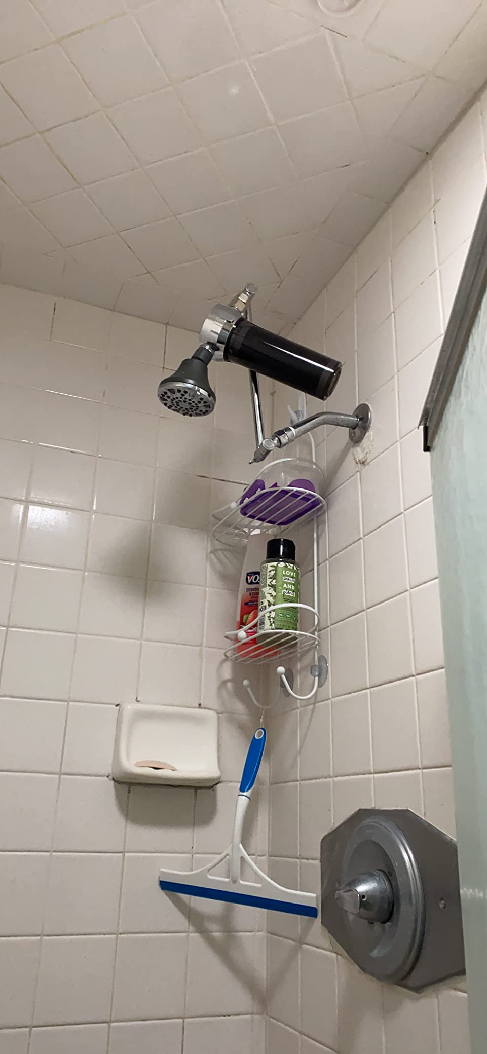 AQUAYOUTH 2.0 Carbon Shower Head Filter System | Removes Chlorine, Heavy Metals, And More | Great For Dry Skin/ Hair, And More | NSF Certified customer photo 1