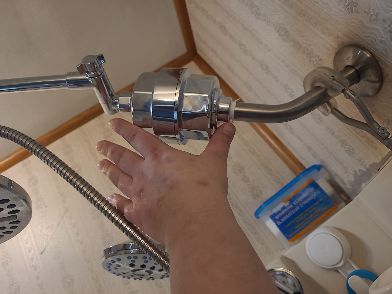 SR SUN RISE 20 Stage Shower Filter for Hard Water, 3 Cartridges, Chrome customer photo 2